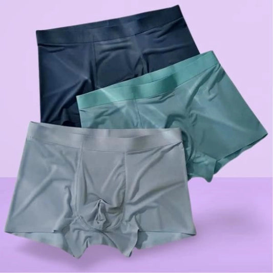 Men's Stretchable Ice Silk Underwear – Buy 1 Get 2 Free